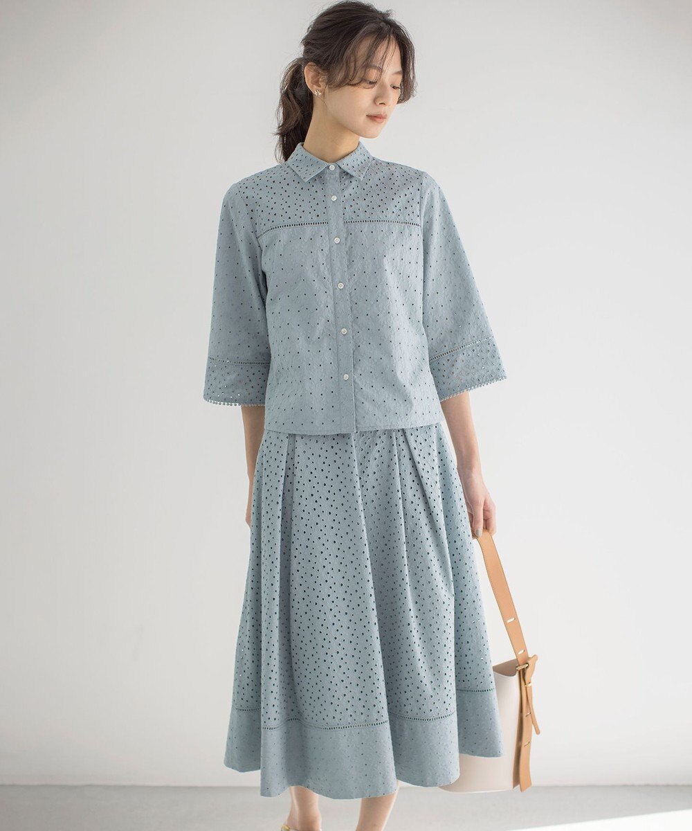 組曲 S エンブロイダリーレース スカート 