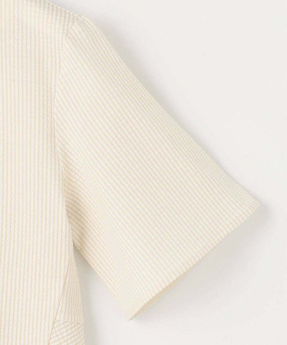 J.PRESS LADIES 【洗える・抗菌防臭・吸水速乾】サッカージャージー ペプラム カットソー 