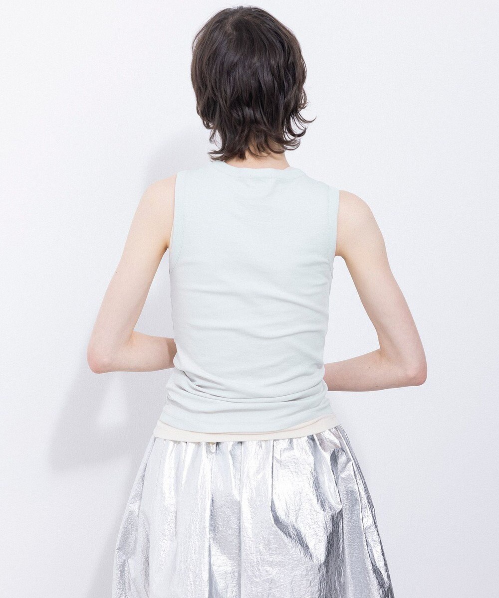 NAVE 【Nave・洗える】ガーゼフライス タンクトップ 