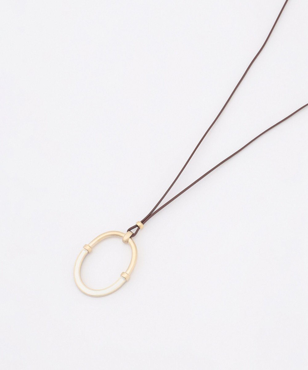 J.PRESS LADIES リバーシブル エポ リング ネックレス 