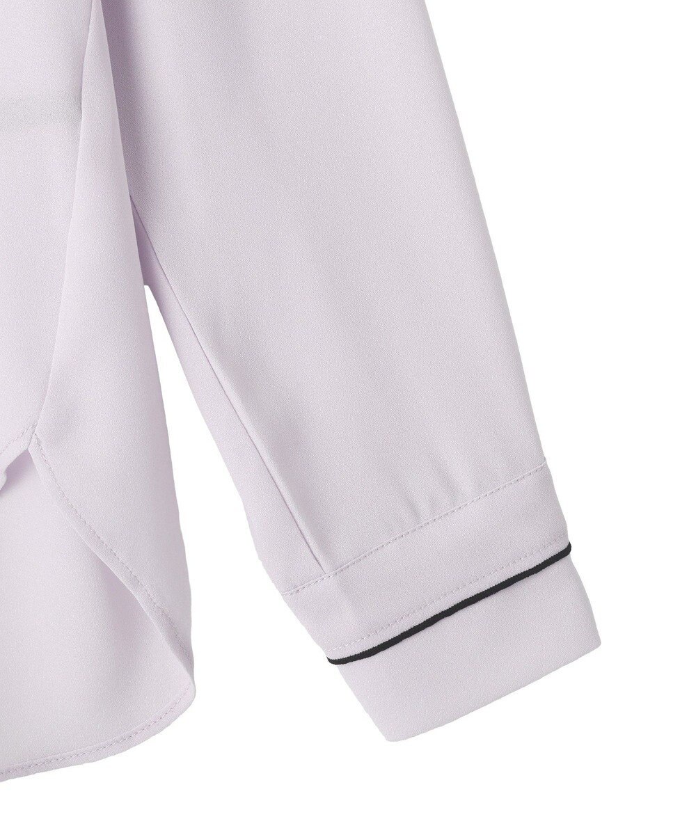 YECCA VECCA 配色ラインボウタイブラウス 