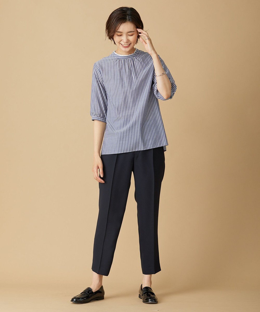 J.PRESS LADIES 【洗える】 RELAXION ツイル ストレート パンツ 