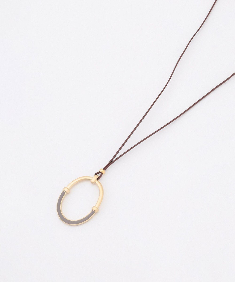 J.PRESS LADIES リバーシブル エポ リング ネックレス 