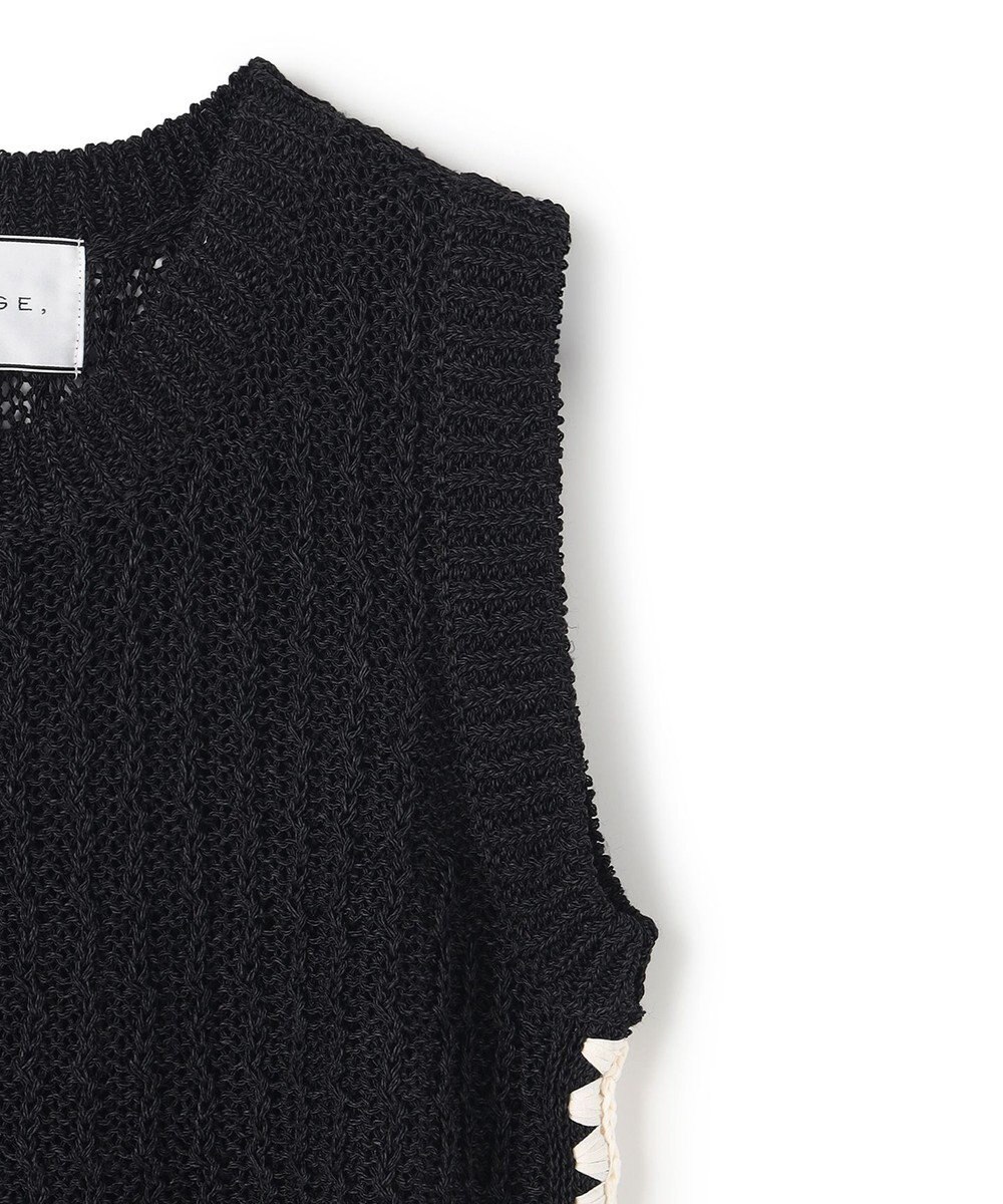 BEIGE， ATACAM / テープヤーン ノースリーブニット 