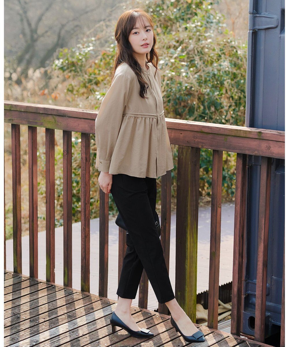 Tiaclasse 【小倉優子さん着用・日本製・洗える】サーラドライ・テーパードパンツ 