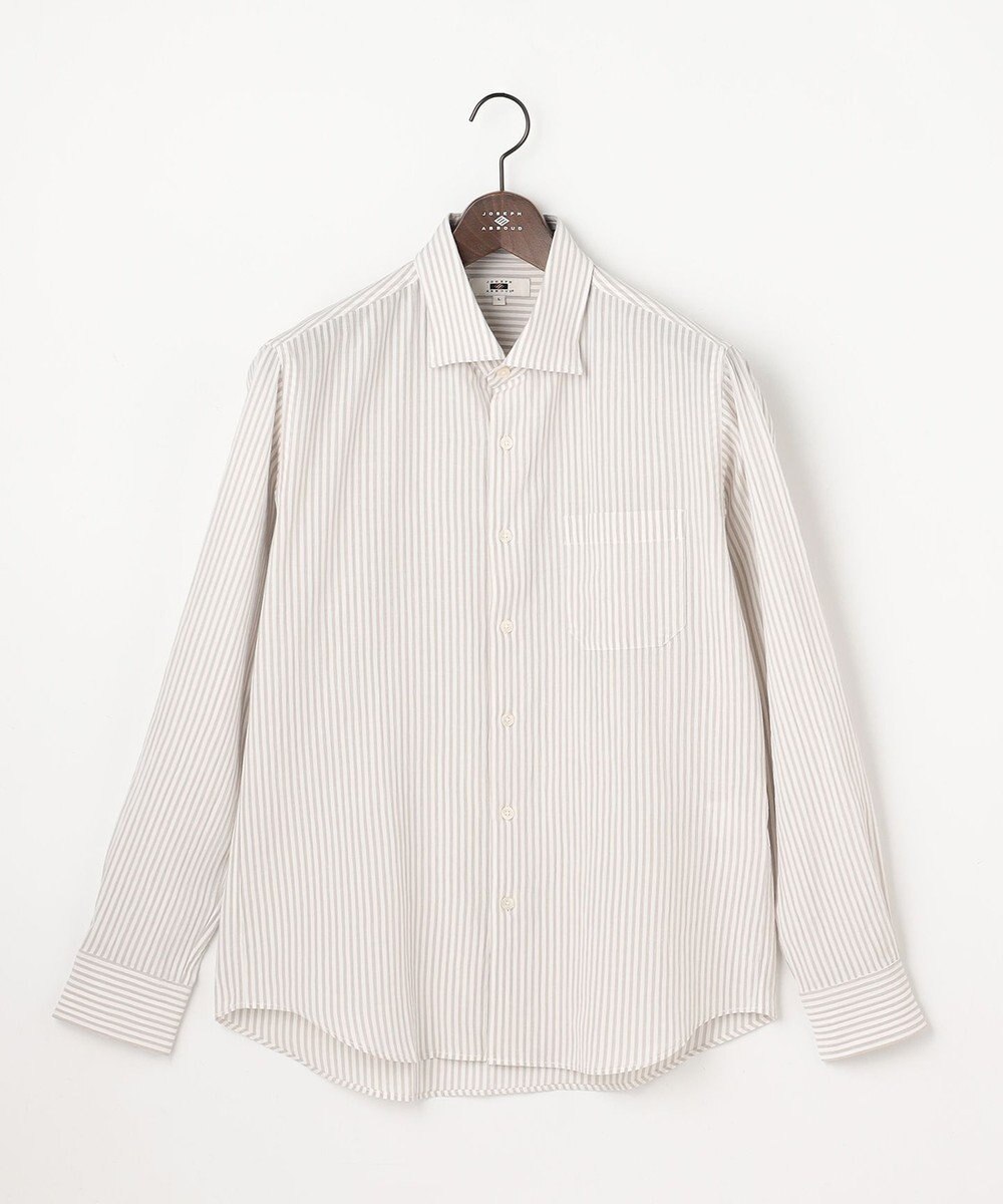 JOSEPH ABBOUD 【イージーケア・JAPANファブリック】ブロックストライプ シャツ 