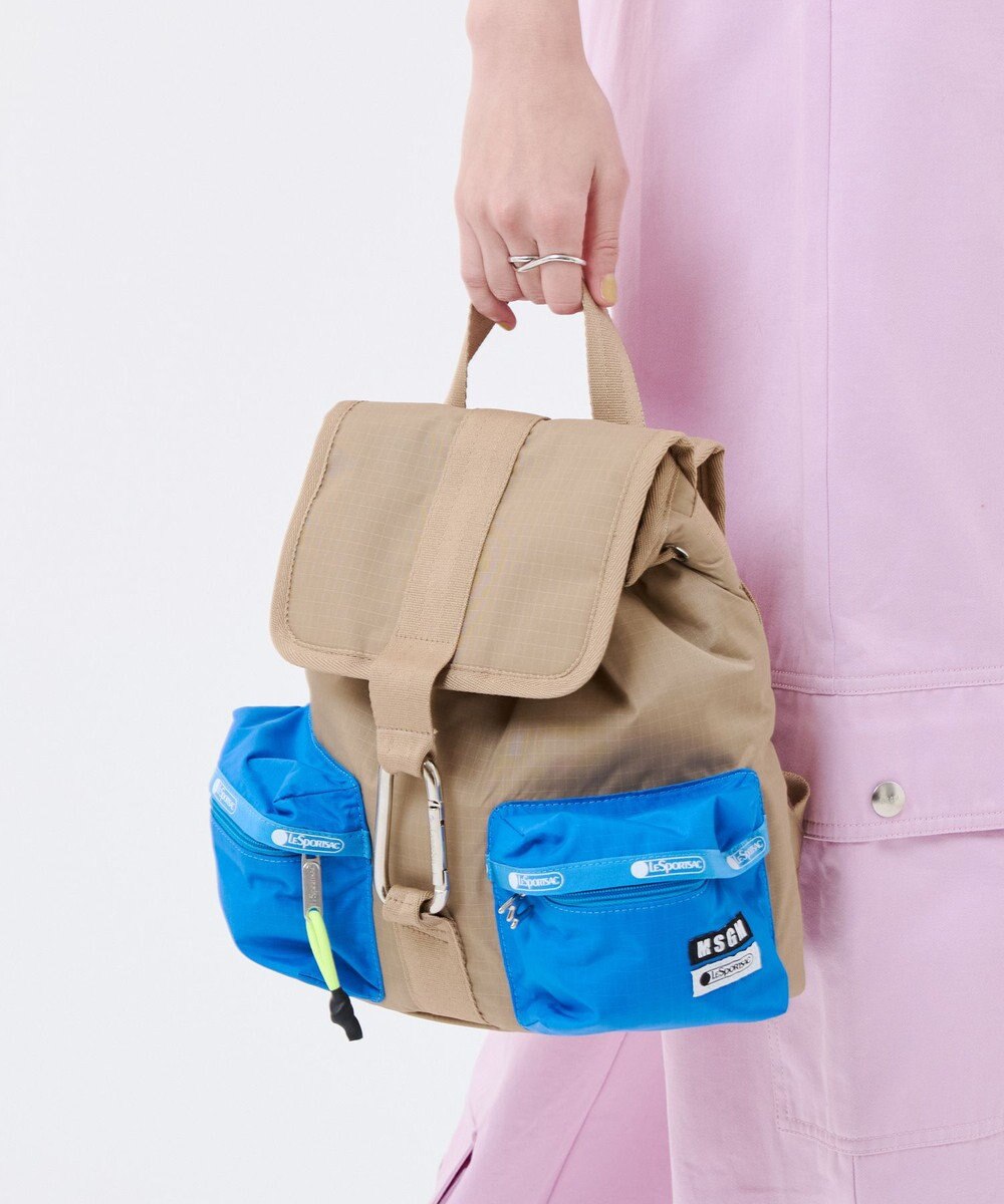 LeSportsac MSGM VOYAGER BACKPACK/ボヤージャーカーキ/ブルー 