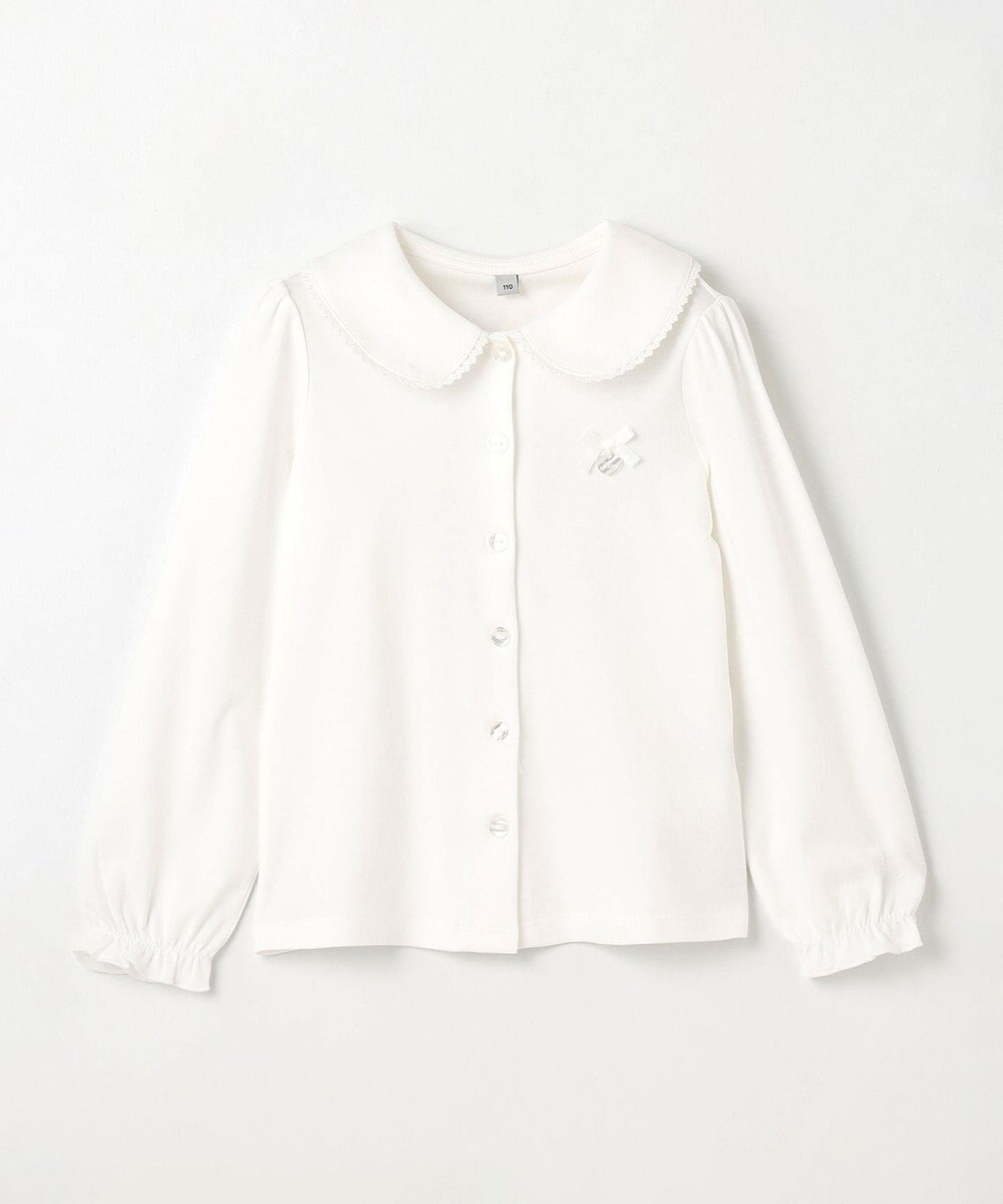 ANY KIDS 丸襟カットソーブラウス 