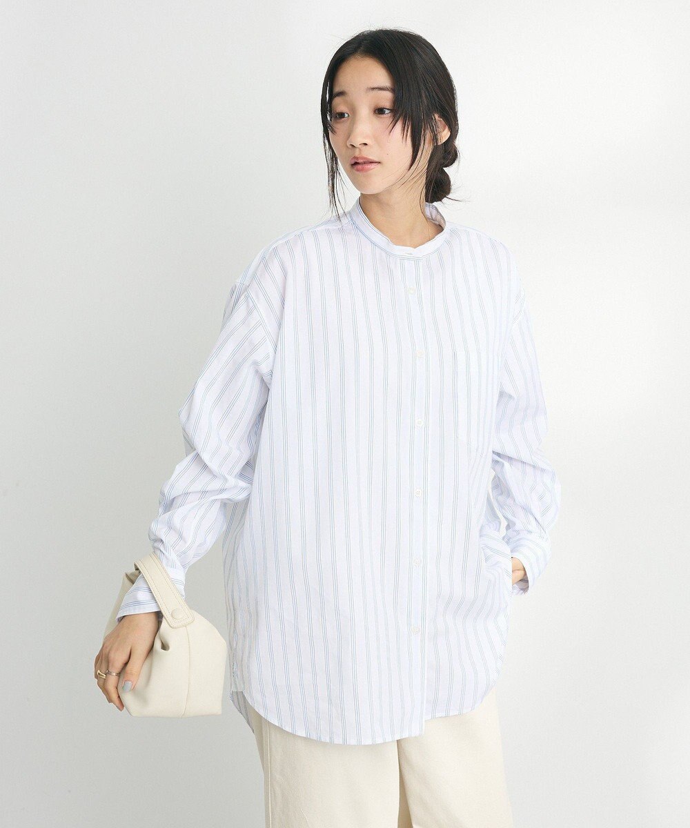 CRAFT STANDARD BOUTIQUE 【追加】バンドカラーシャツ 