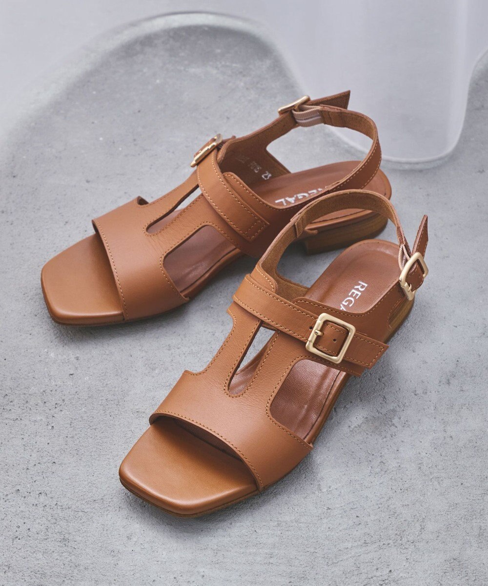 REGAL FOOT COMMUNITY 【リーガルレディース】F01S フラットサンダル 