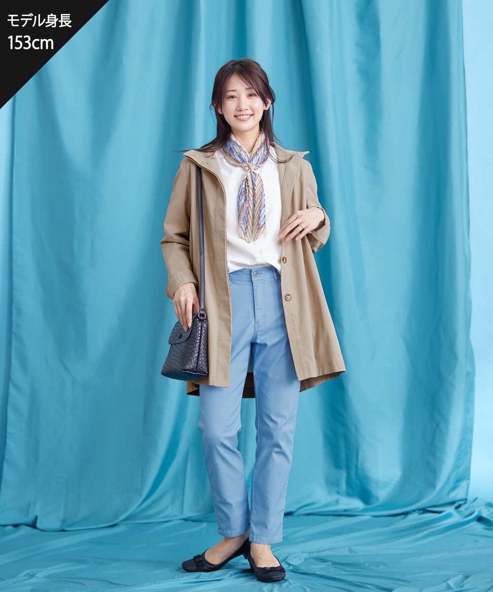 Tiaclasse 【洗える】スタンドカラープリーツコート 