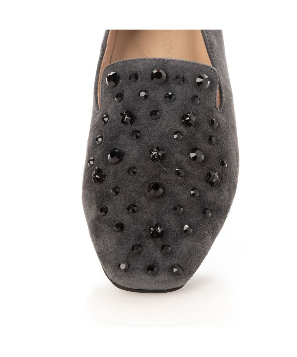 MODE ET JACOMO <MODE ET JACOMO>【軽量】ラインストーンスクエアトゥスリッポン 