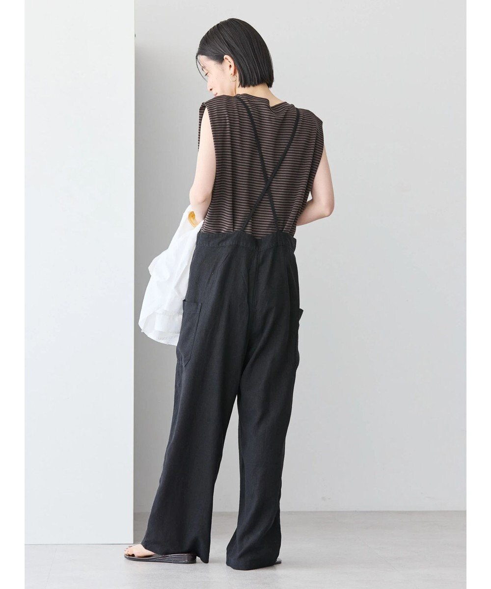 AMERICAN HOLIC リネンブレンドサロペットパンツ 