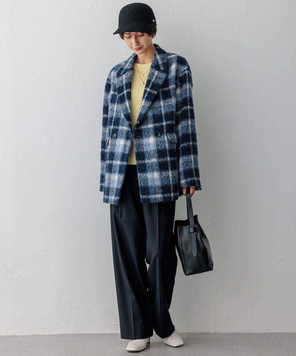 23区 【洗える】ウールカシミヤ クルーネック ニット 