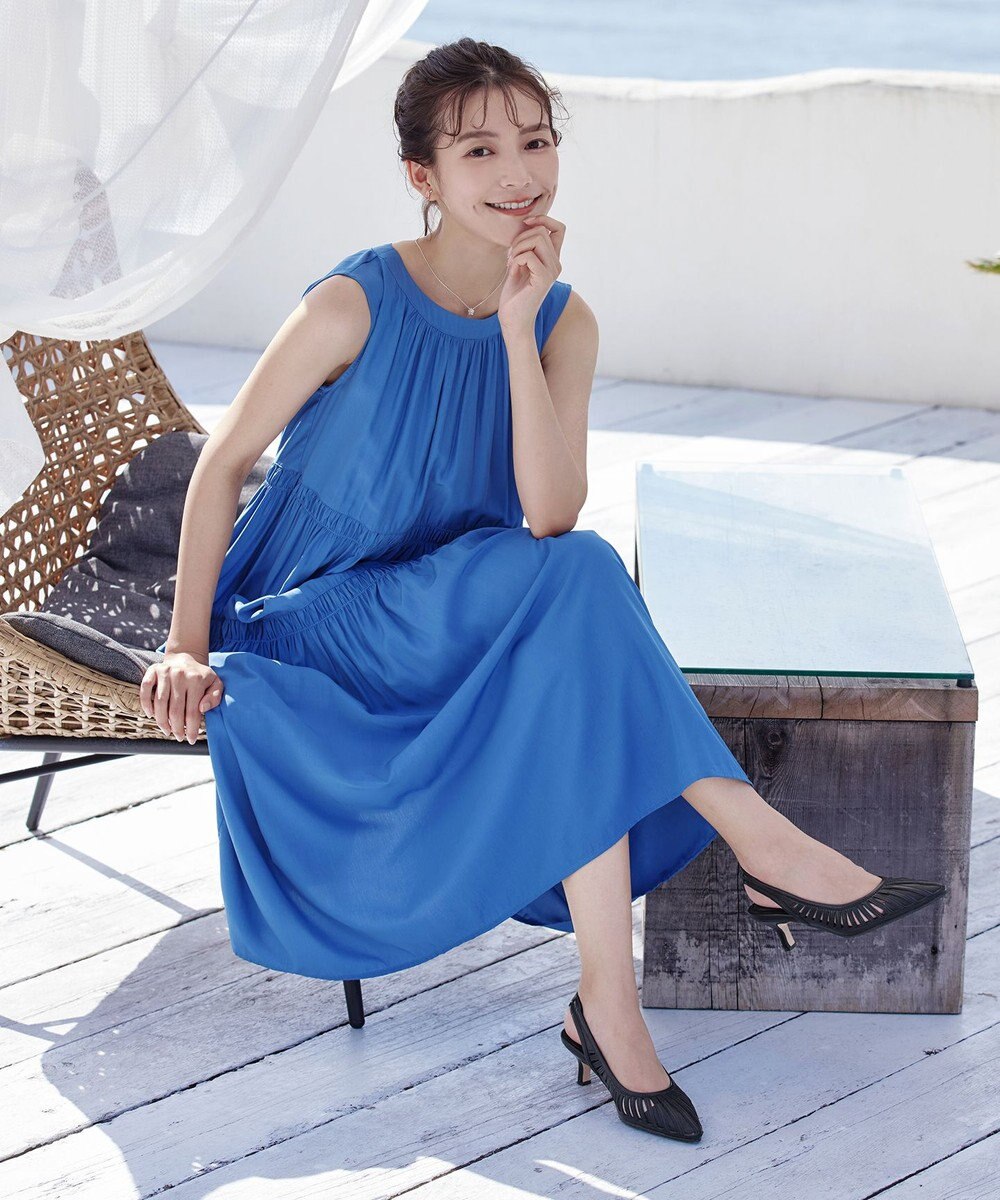 Tiaclasse 【小倉優子さん着用・フラット&ヒール2TYPE】ケージデザインシアーパンプス 