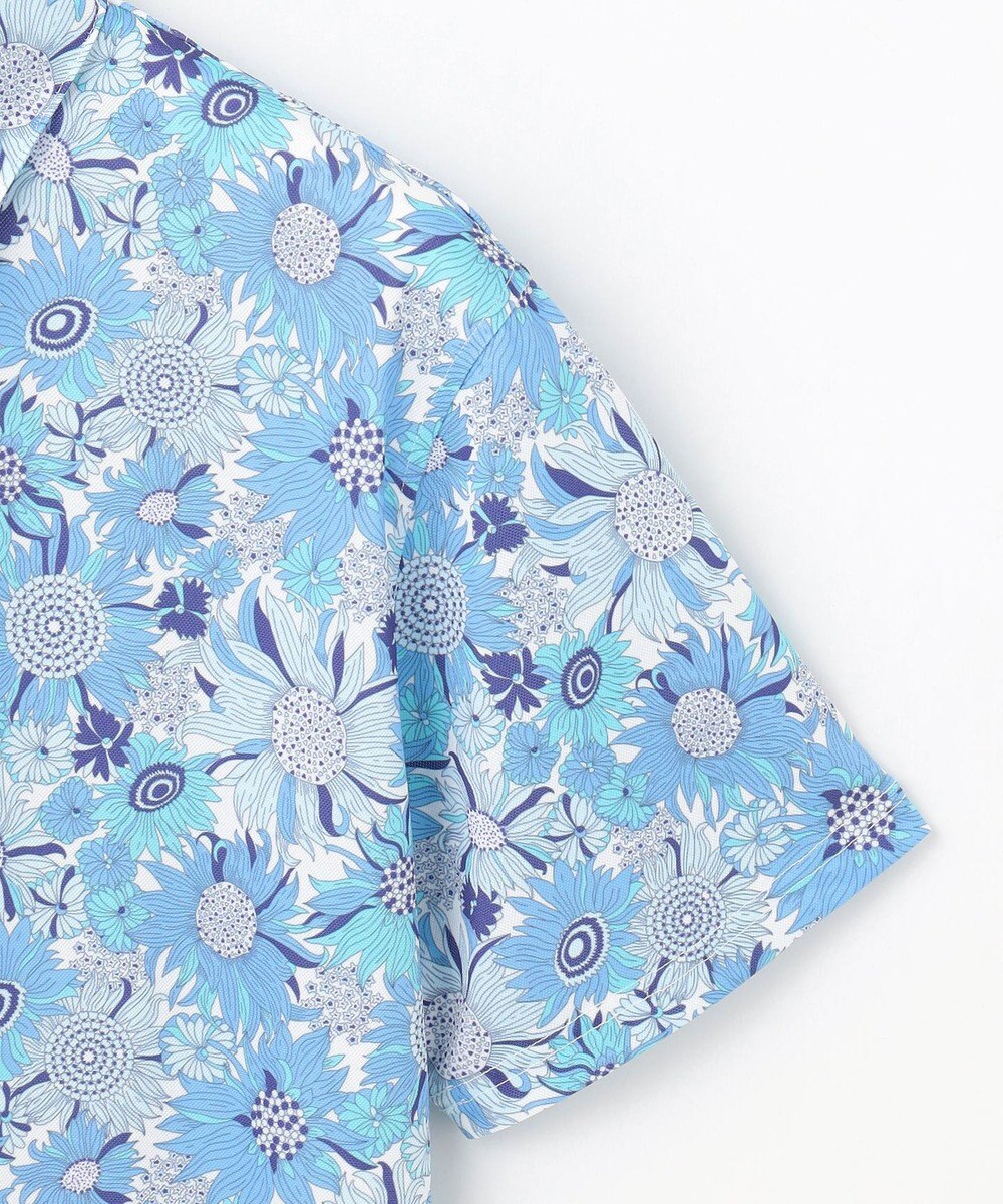 23区GOLF 【MEN】【UVケア/吸水速乾】スプリングフラワー柄 半袖ポロシャツ 