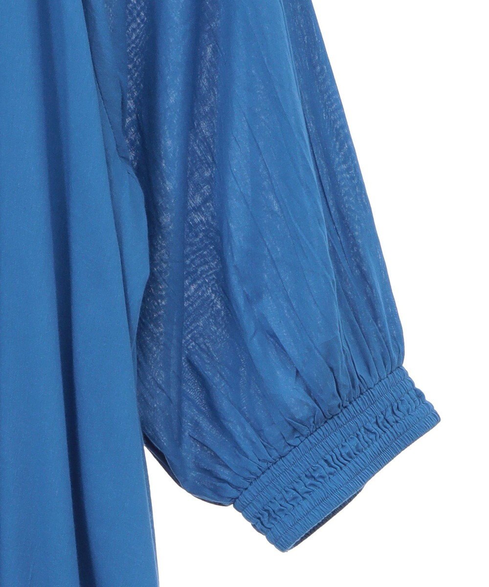 CRAFT STANDARD BOUTIQUE インド綿2WAY綿ボイルギャザーネックワンピース 