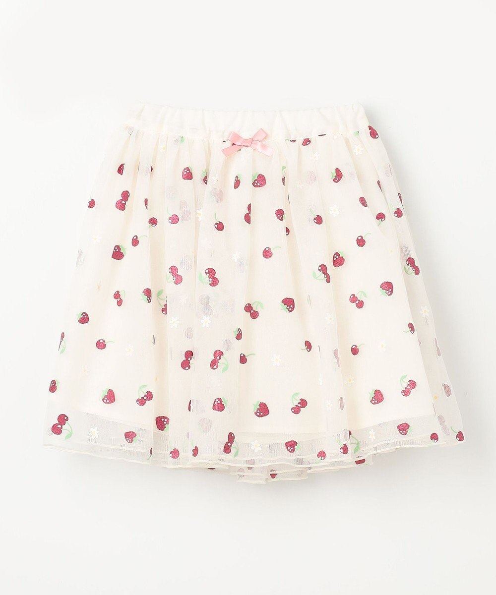 ANY KIDS 【チェリーベリーシリーズ】フルーツ チュール スカート 