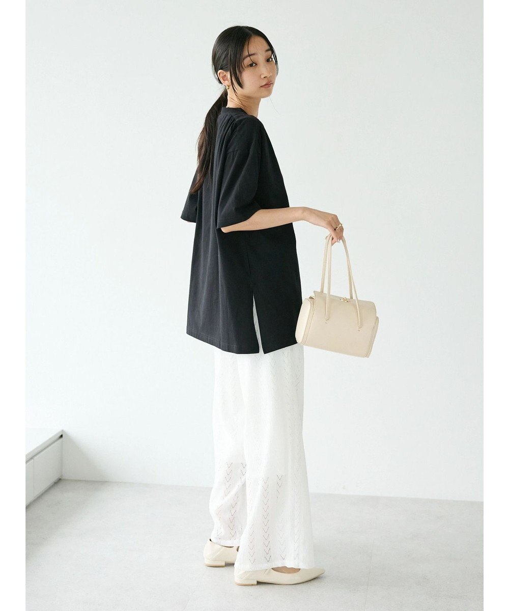 CRAFT STANDARD BOUTIQUE ヴィンテージ風天竺 ショルダーギャザーチュニック 