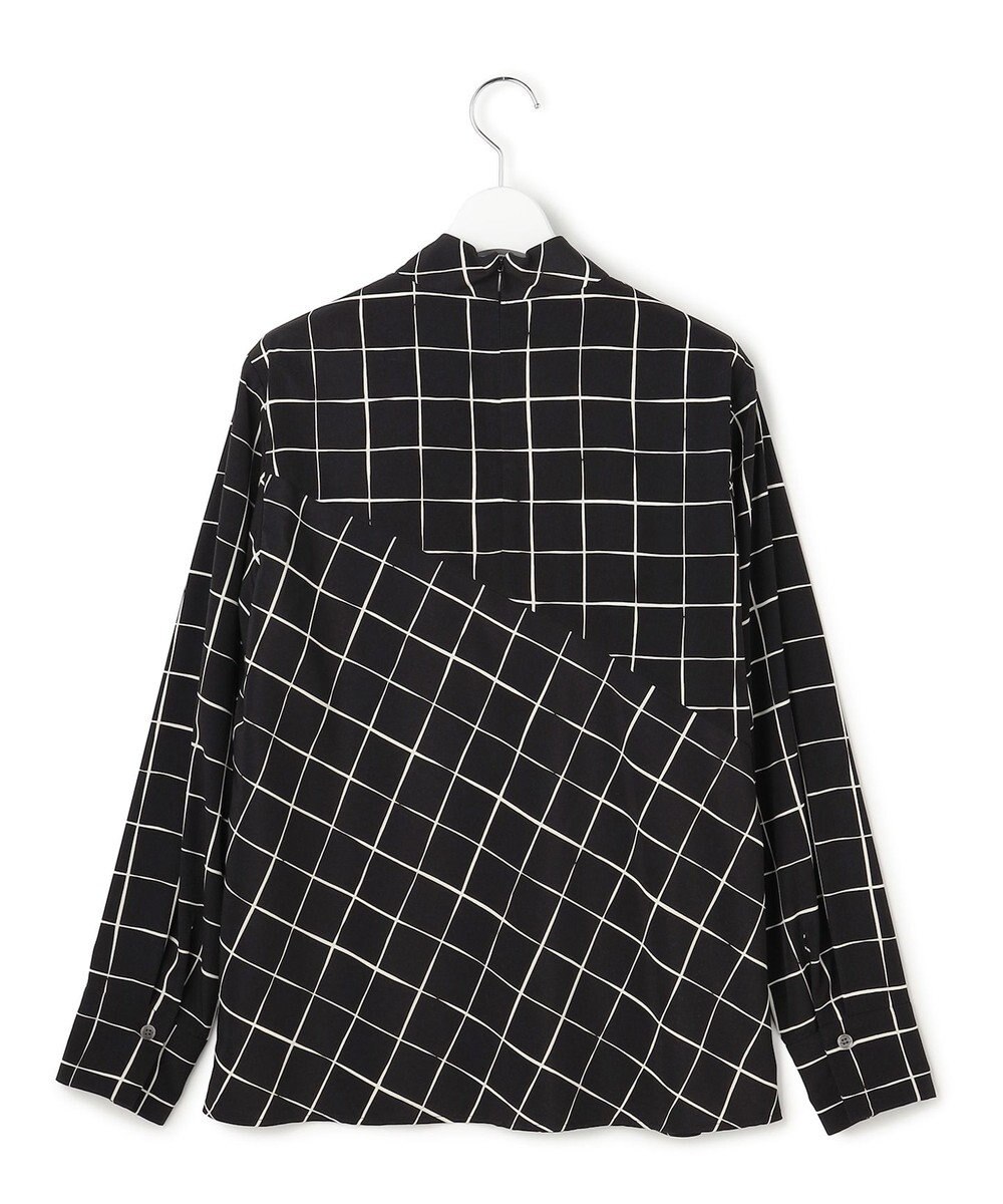 ICB L 【30th ANNIVERSARY】 ウィンドウペンプリント プルオーバーブラウス 