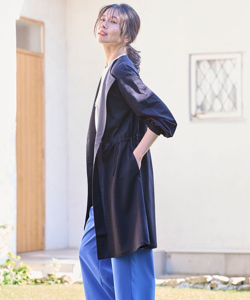 ANY 【UVケア・接触冷感・洗濯機可】ドロストピケ カーディガン 