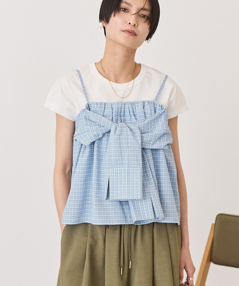 AMERICAN HOLIC 【２点セット】ノースリーブＴシャツ＋ビスチェ 
