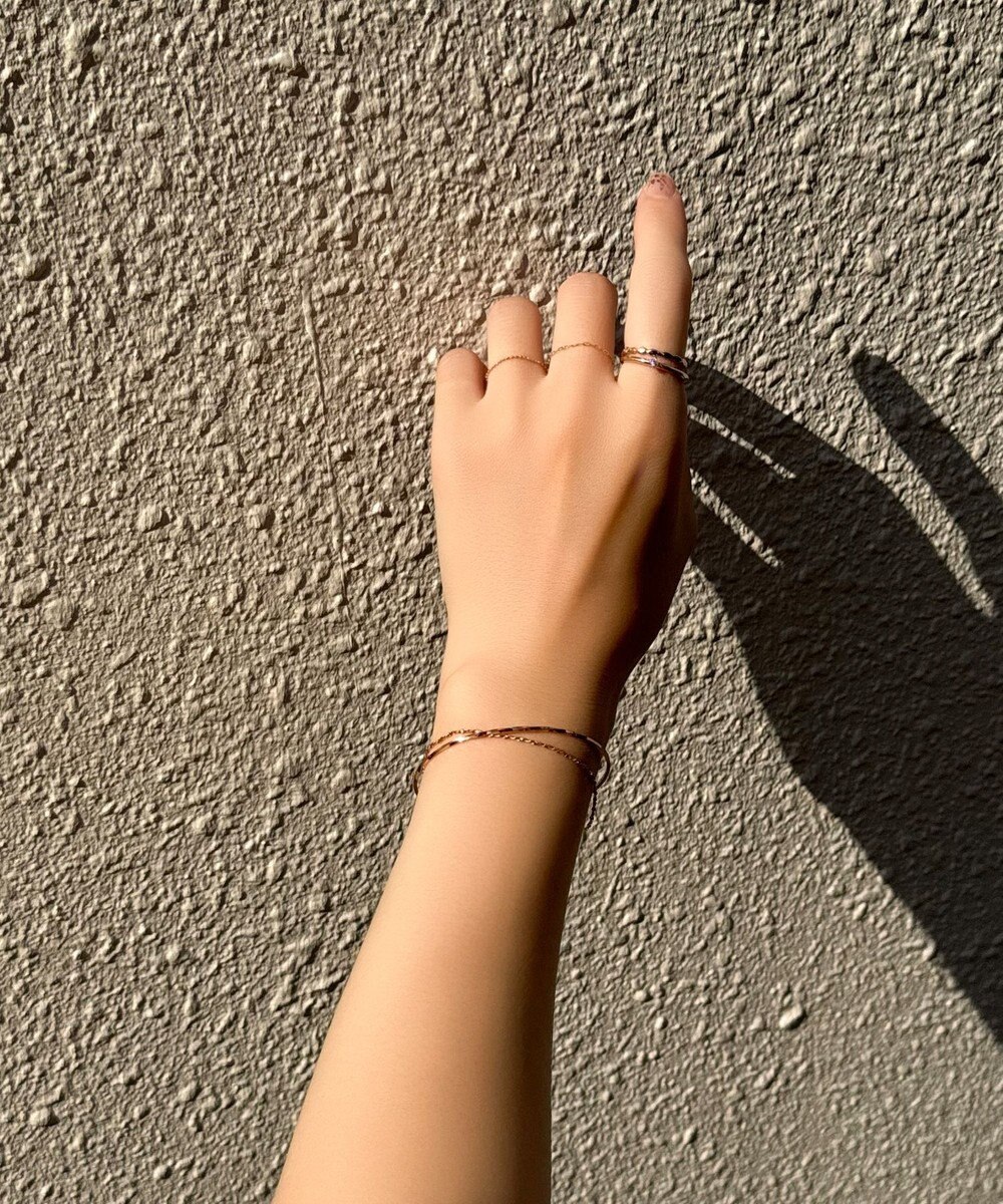 Phoebe クラッカードレーブバングル ローズゴールド 