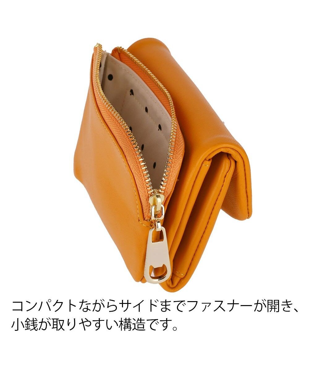 tsumori chisato CARRY ソフトラム 3つ折り財布 