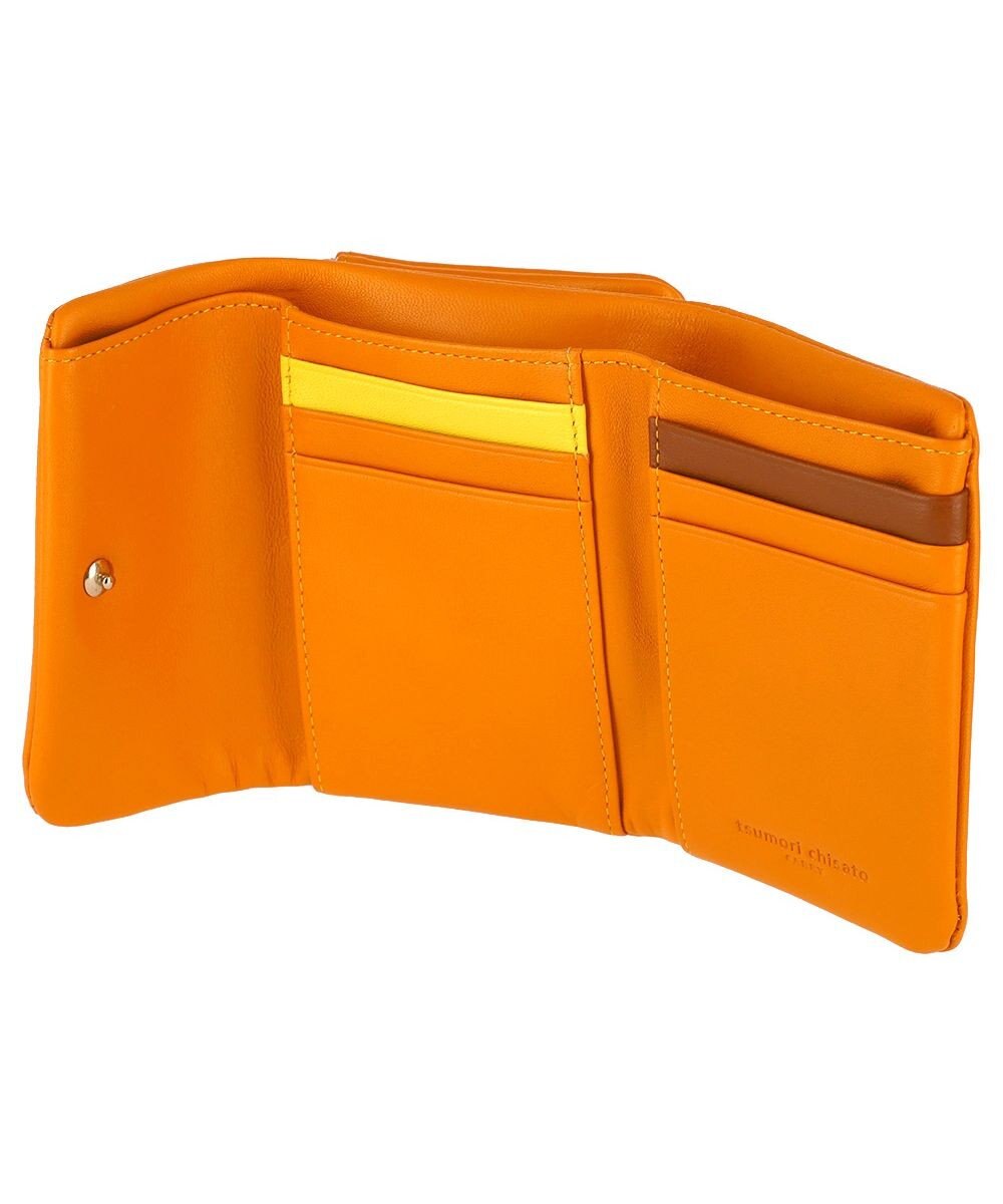 tsumori chisato CARRY ソフトラム 3つ折り財布 