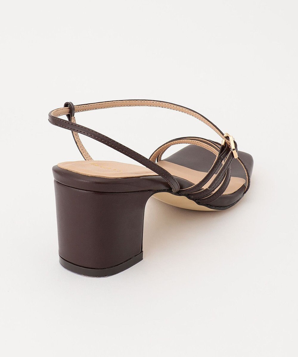 自由区 ナロー ストラップヒールサンダル 