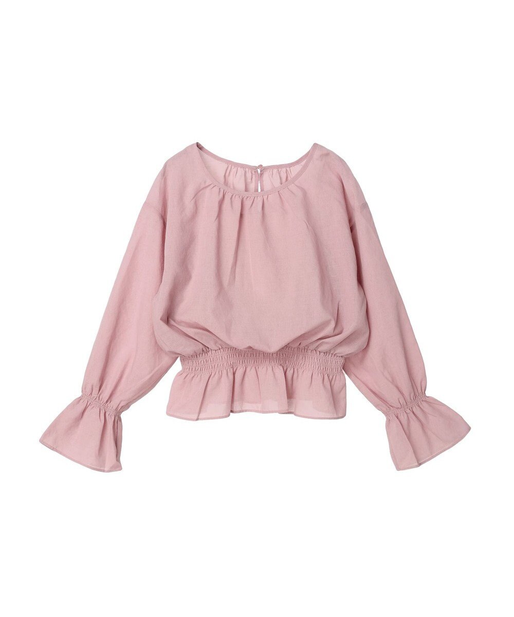 earth music&ecology シャーリングシアーブラウス 