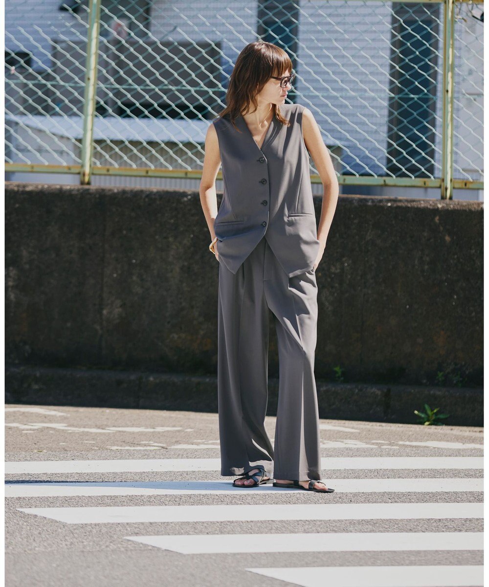 uncrave クールタッチツイル ジレ 