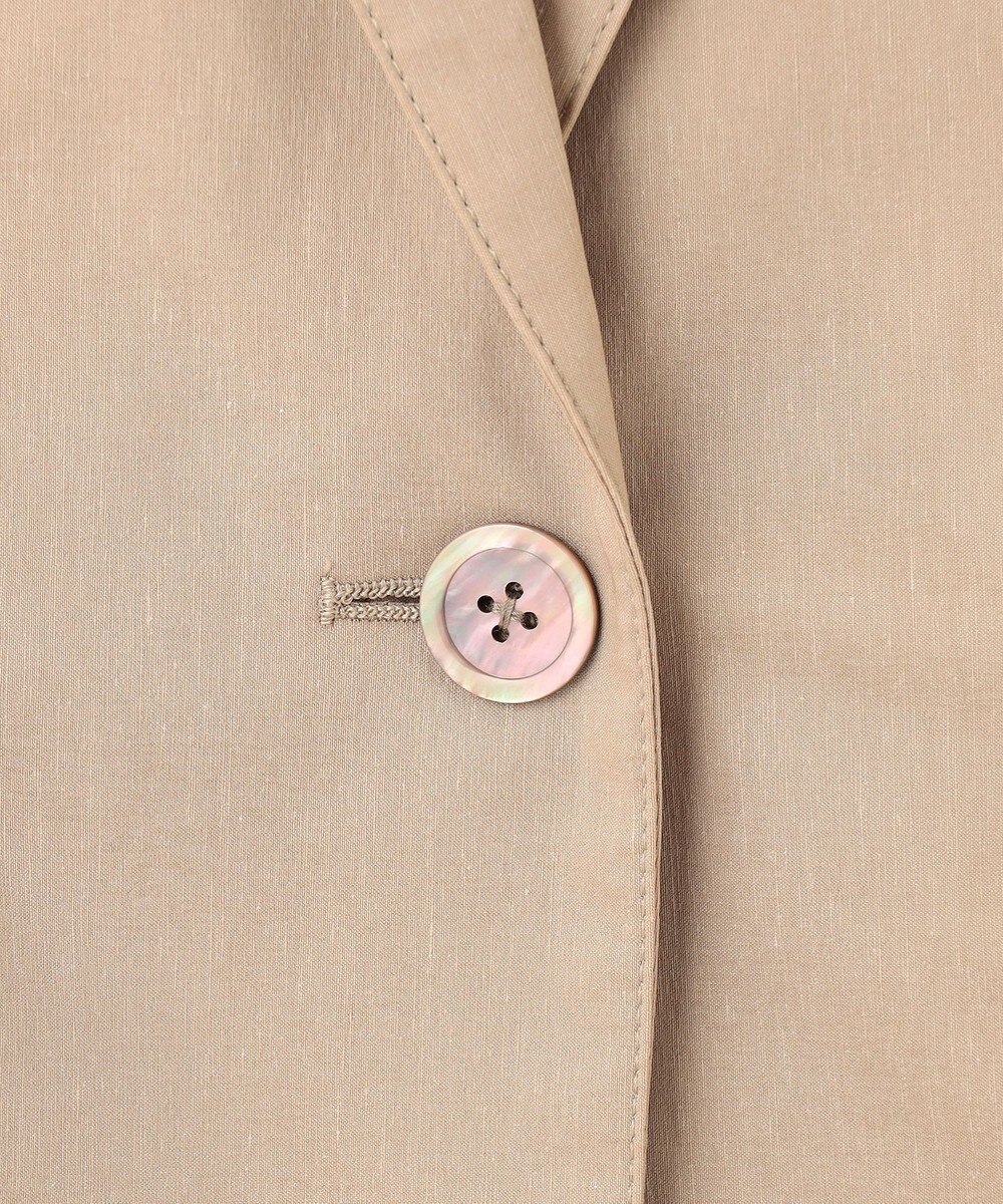 J.PRESS LADIES 【セットアップ対応】セルロースリネンストレッチ テーラード ジャケット 