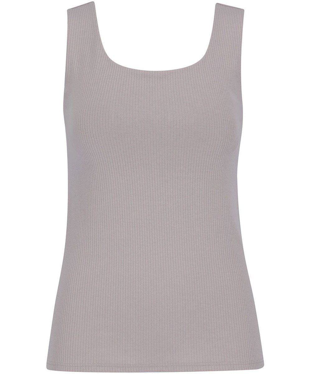 Wing カップ付きタンクトップ ラク きれいなバストシルエット 綿混(身生地) 【シンクロブラトップ】 リブタイプ ブラトップ ET1173 ウイング／ワコール 