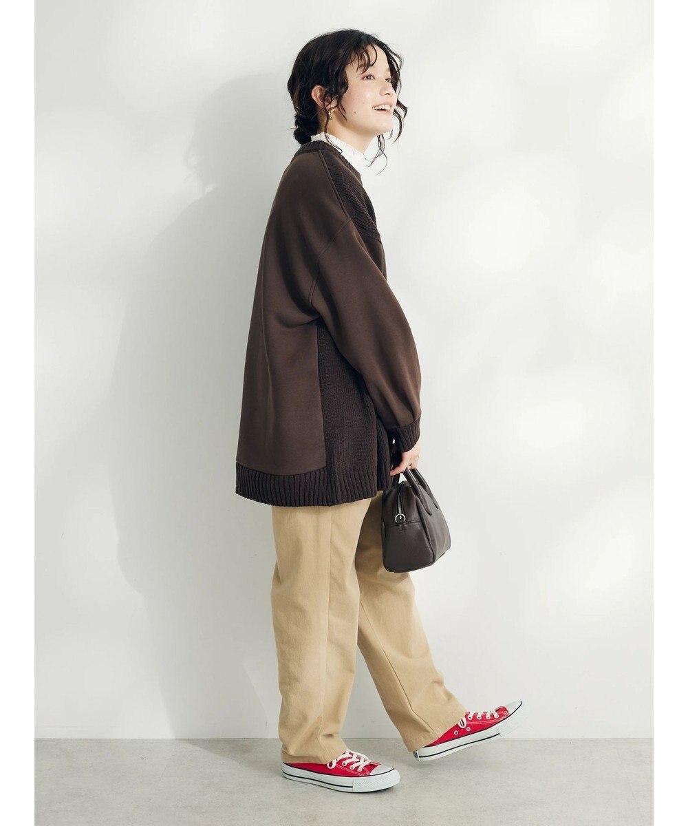 CRAFT STANDARD BOUTIQUE 片畔ニットドッキングチュニック 