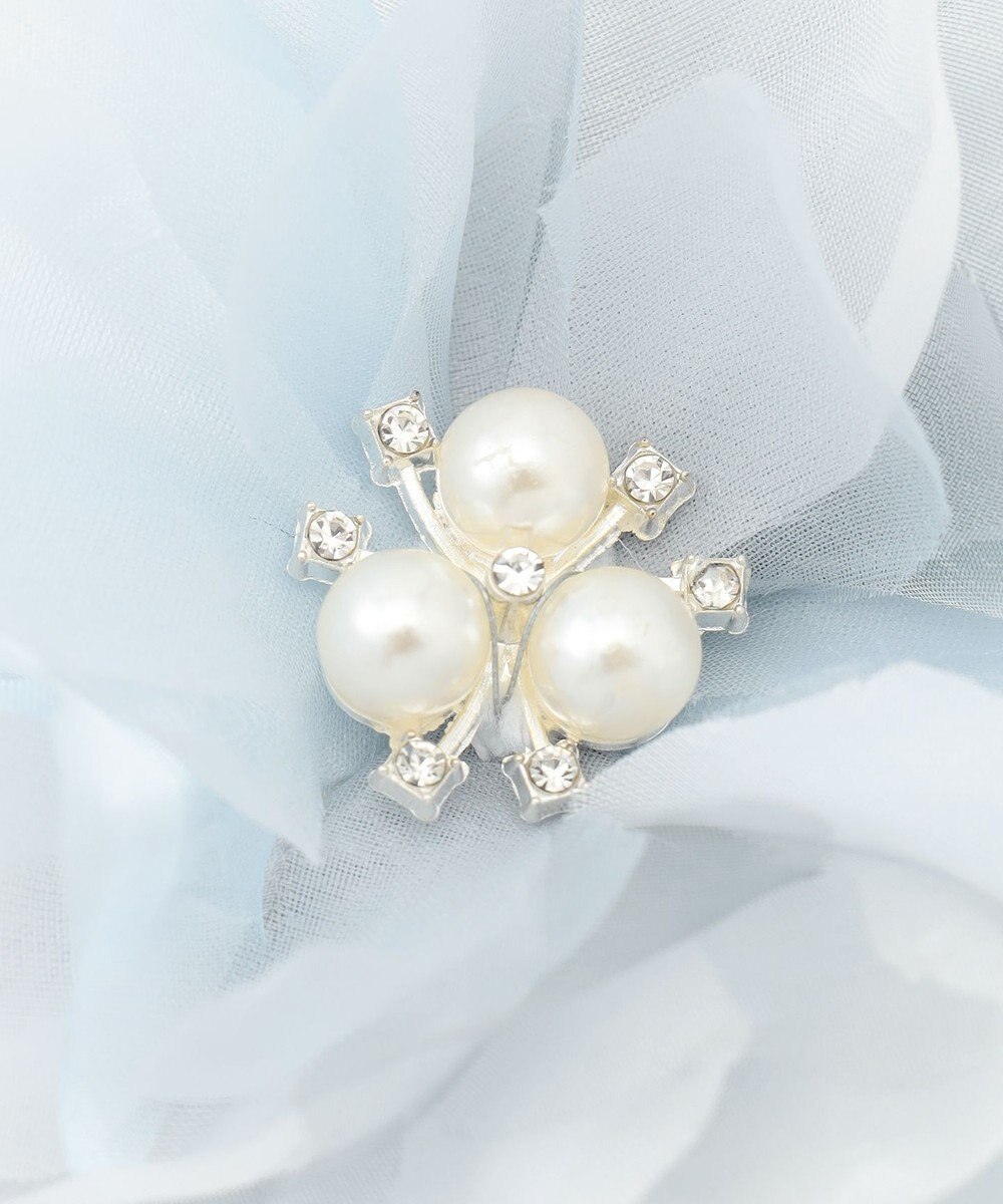 ANY パールフラワーコサージュ 