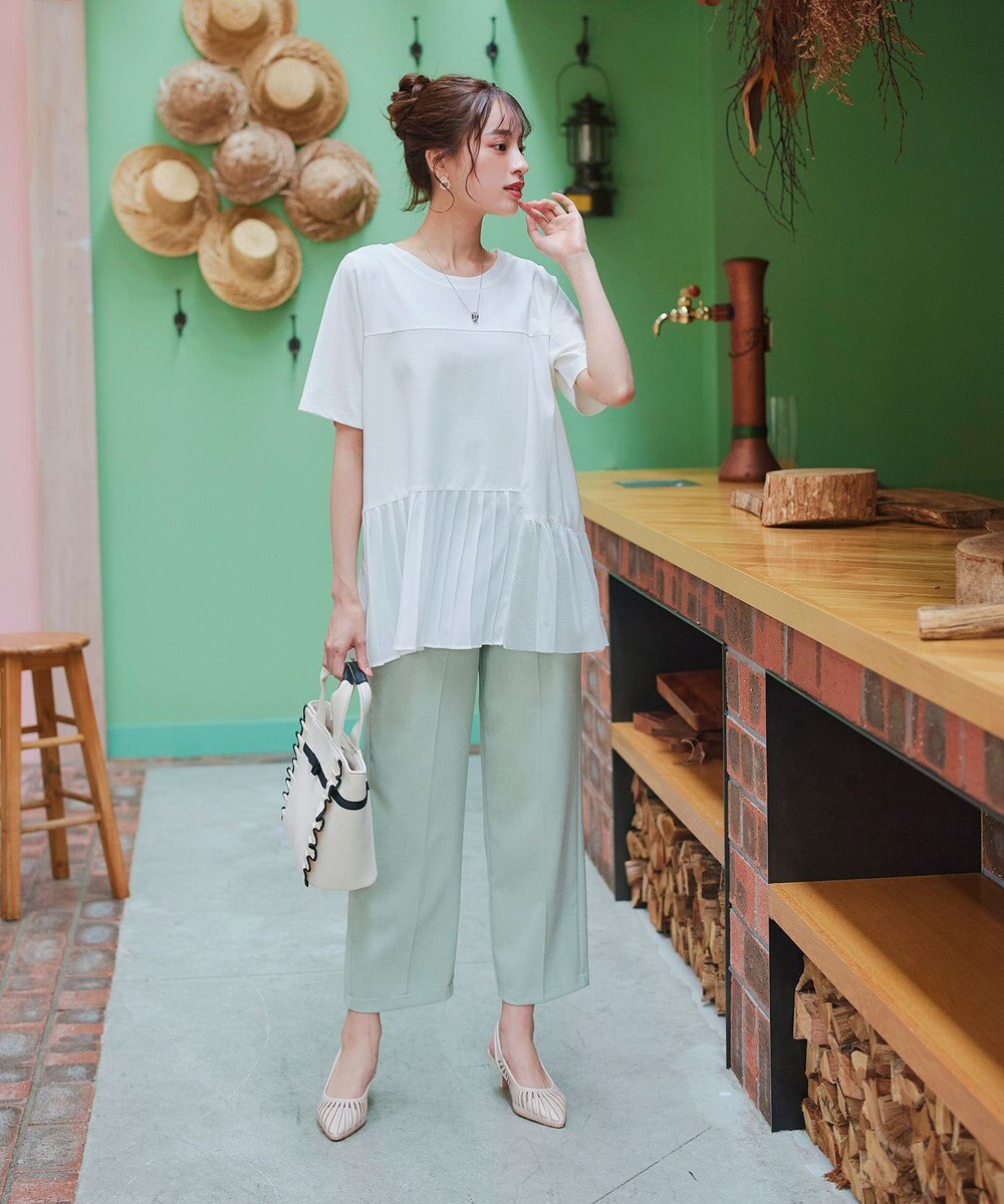 Tiaclasse 【小倉優子さん着用・フラット&ヒール2TYPE】ケージデザインシアーパンプス 