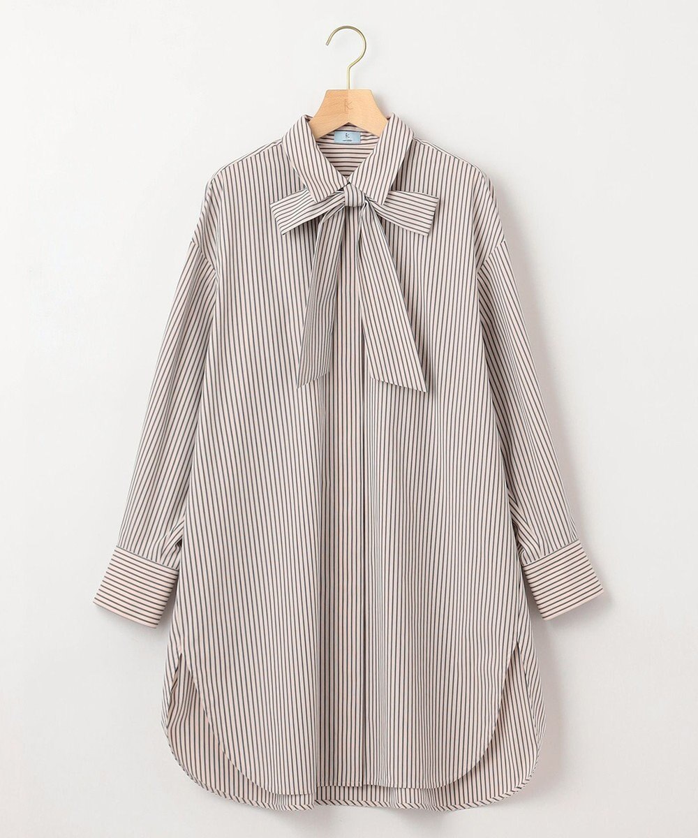 組曲 コンパクトシャーティングオーバー シャツ 