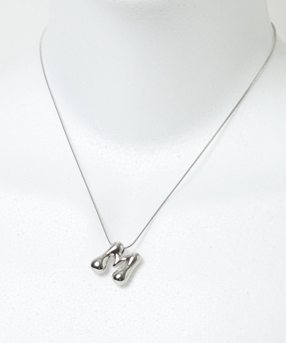 WEGO Lぷっくりイニシャルネックレス 