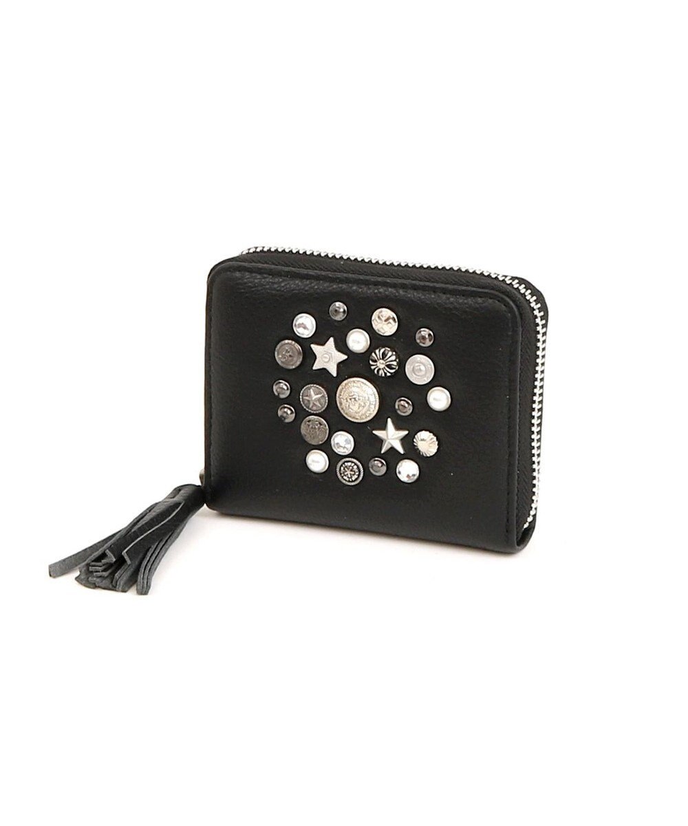UNBILLION ペルケ perche / マルチスタッズ・ジャバラカードウォレット 