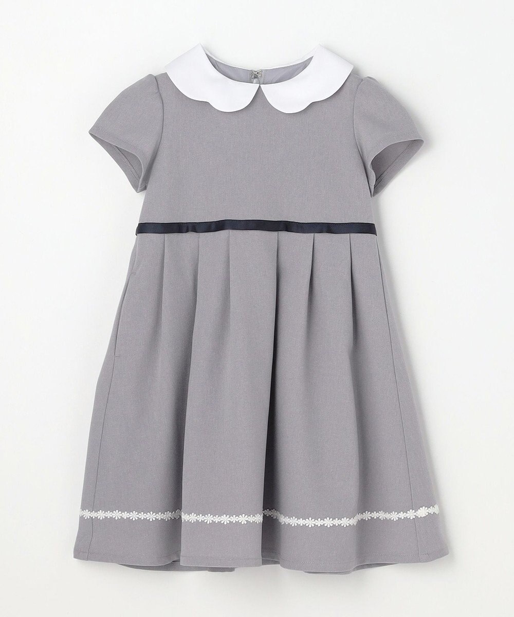 ANY KIDS 【2点セット】ノーカラー ボレロジャケット+襟付き ワンピース 