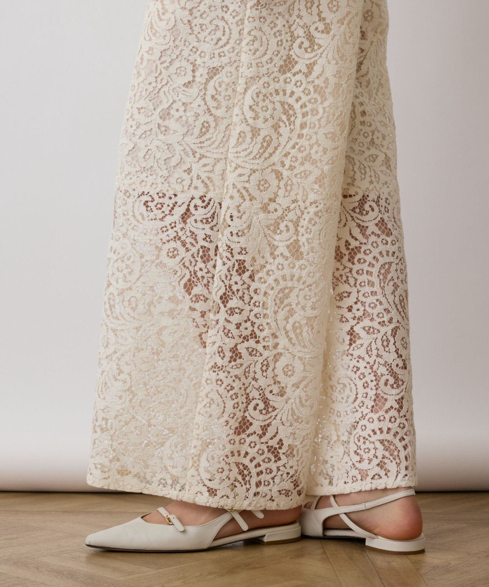 GRACE CONTINENTAL コードレースジャンプスーツ 