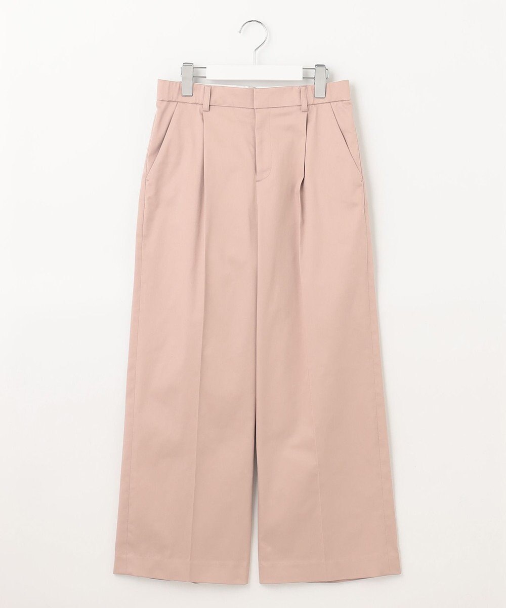 自由区 【XSサイズ~/接触冷感・吸湿・速乾】COOLMAX ワイドパンツ 