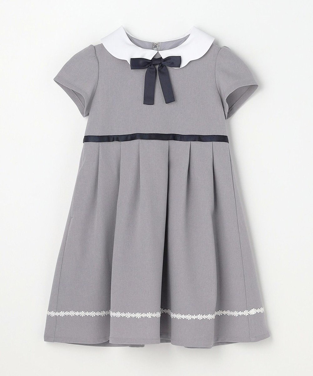 ANY KIDS 【2点セット】ノーカラー ボレロジャケット+襟付き ワンピース 