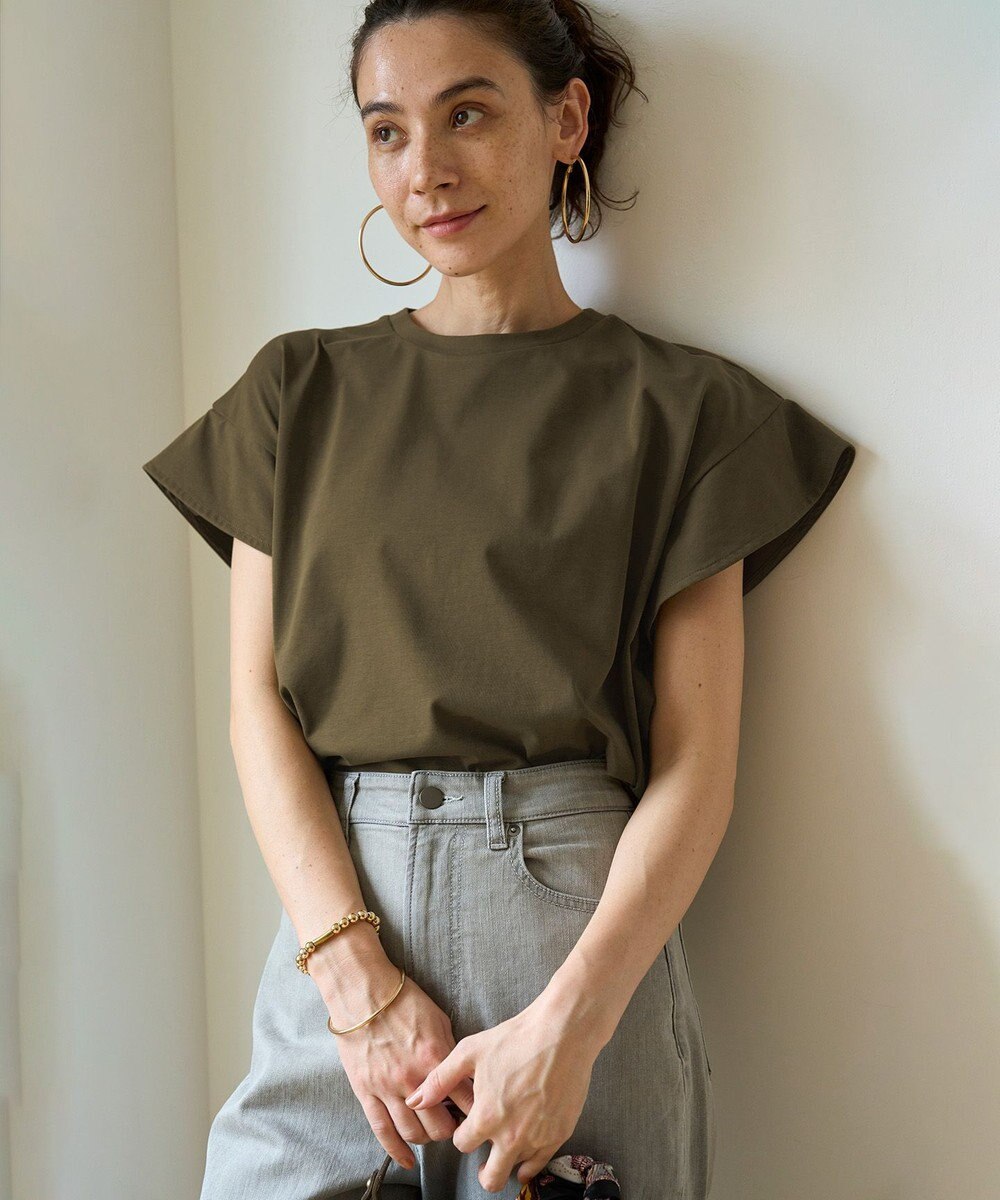 UNFILO フレアスリーブ Tシャツ 