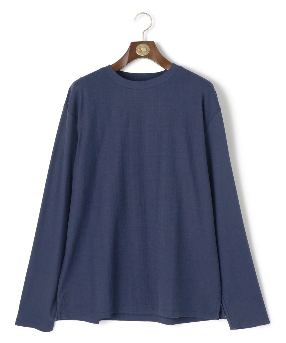 J.PRESS MEN 【KING SIZE】【ビジネス対応】リンクスシャドーチェック ロングスリーブTシャツ 