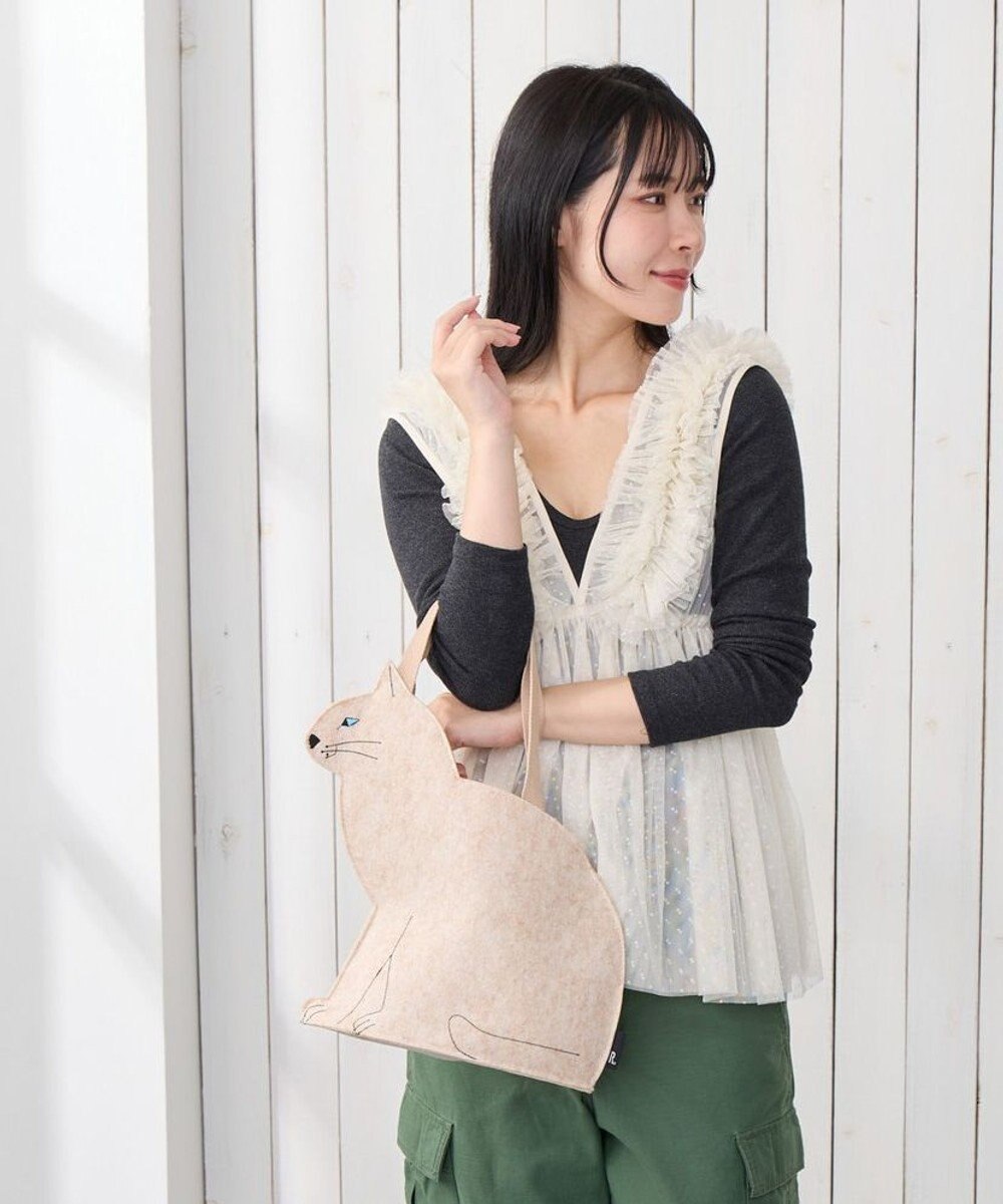 ROOTOTE 3621【ネコトート】EU.デリ.オスワリネコ-B 