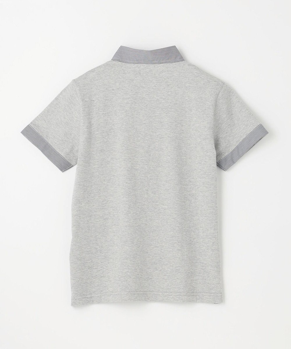 J.PRESS KIDS 【140-170cm】チェックカラー 半袖ポロシャツ 