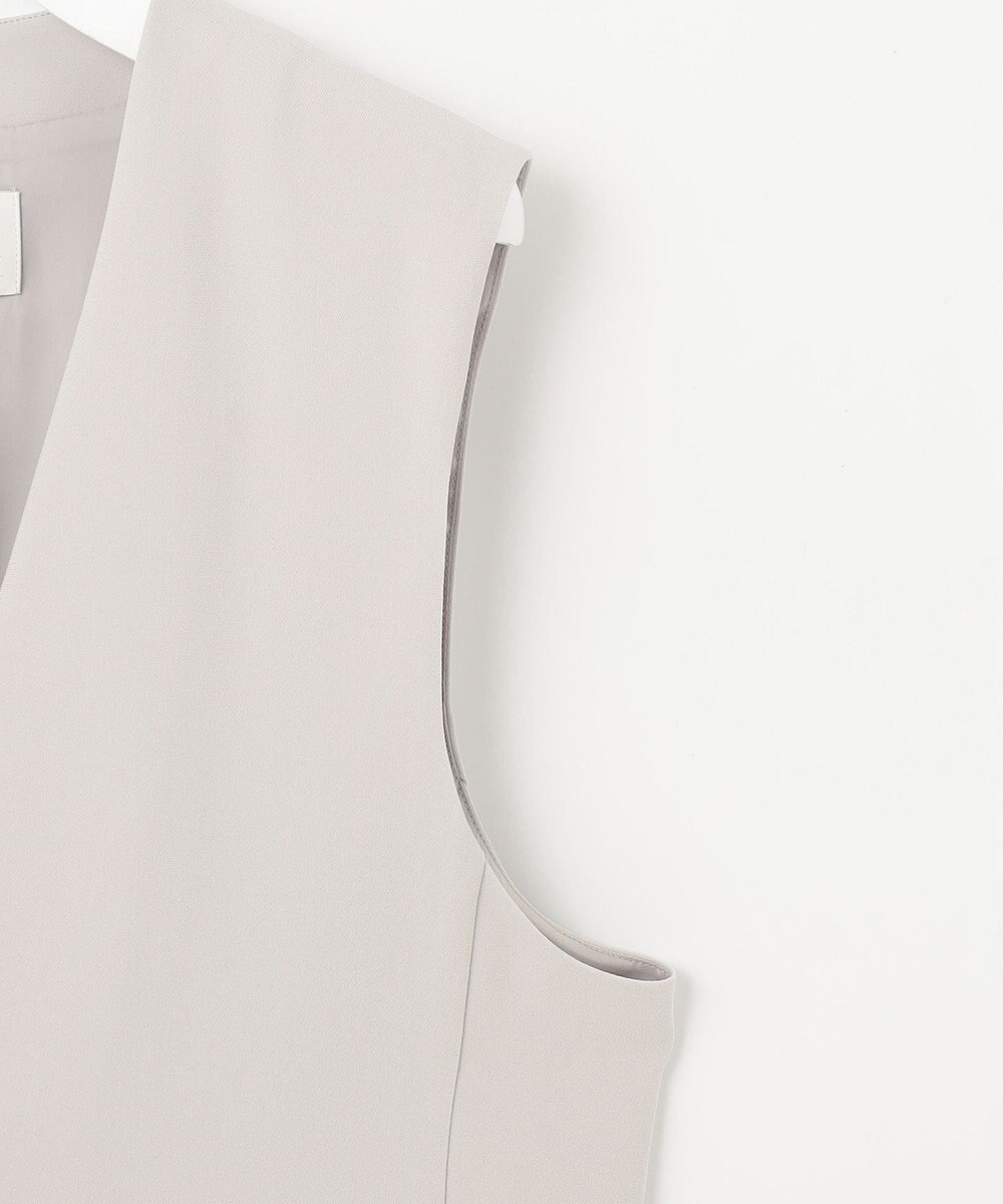 自由区 L 【セットアップ対応・洗える】トリアセダブルクロス ジレ 