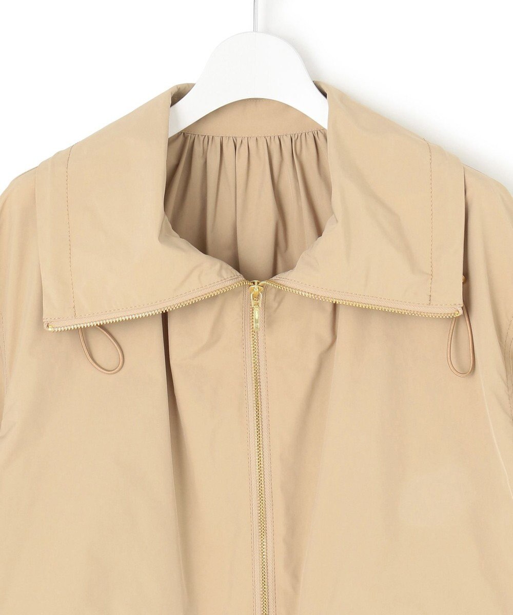 23区 L 【撥水加工】ソフトメモリータフタ スタンドネック ブルゾン 